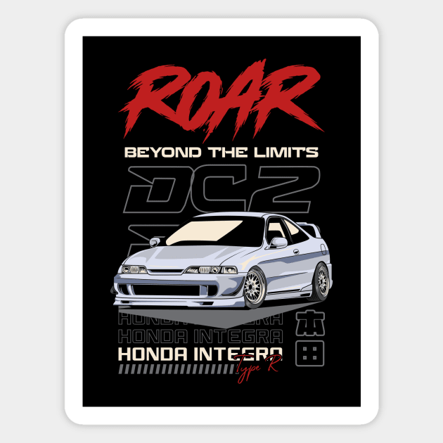 Integra Type R DC2 Car Magnet by milatees